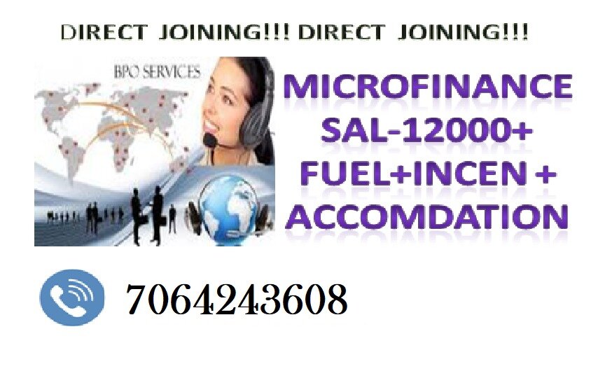 direct joining in microfinanceJobsBanking Finance InsuranceAll Indiaother